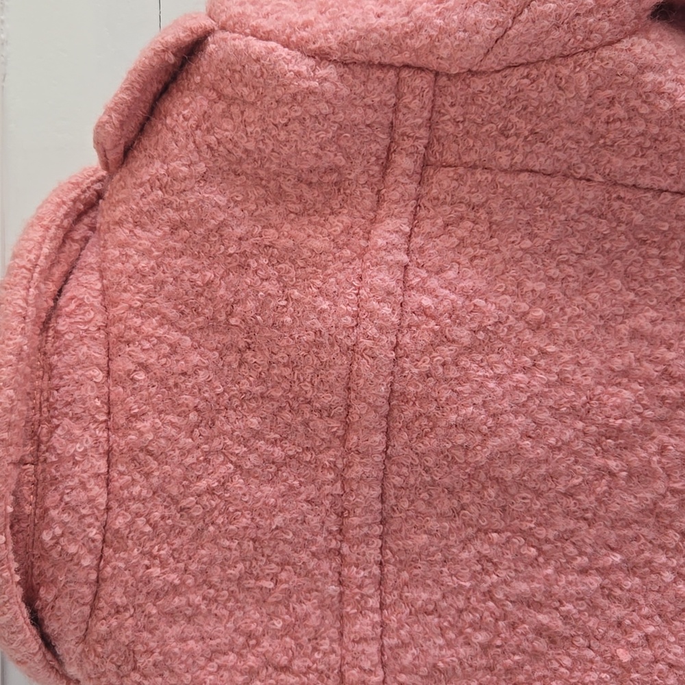 LOFT Women's Pink Teddy Jacket - Picture 14 of 16